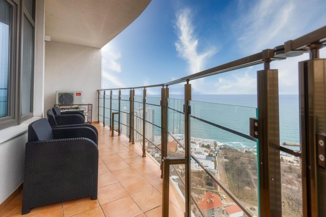 44 Pearl 1-Bedroom Panoramic Sea View Apartment Odessa Luaran gambar